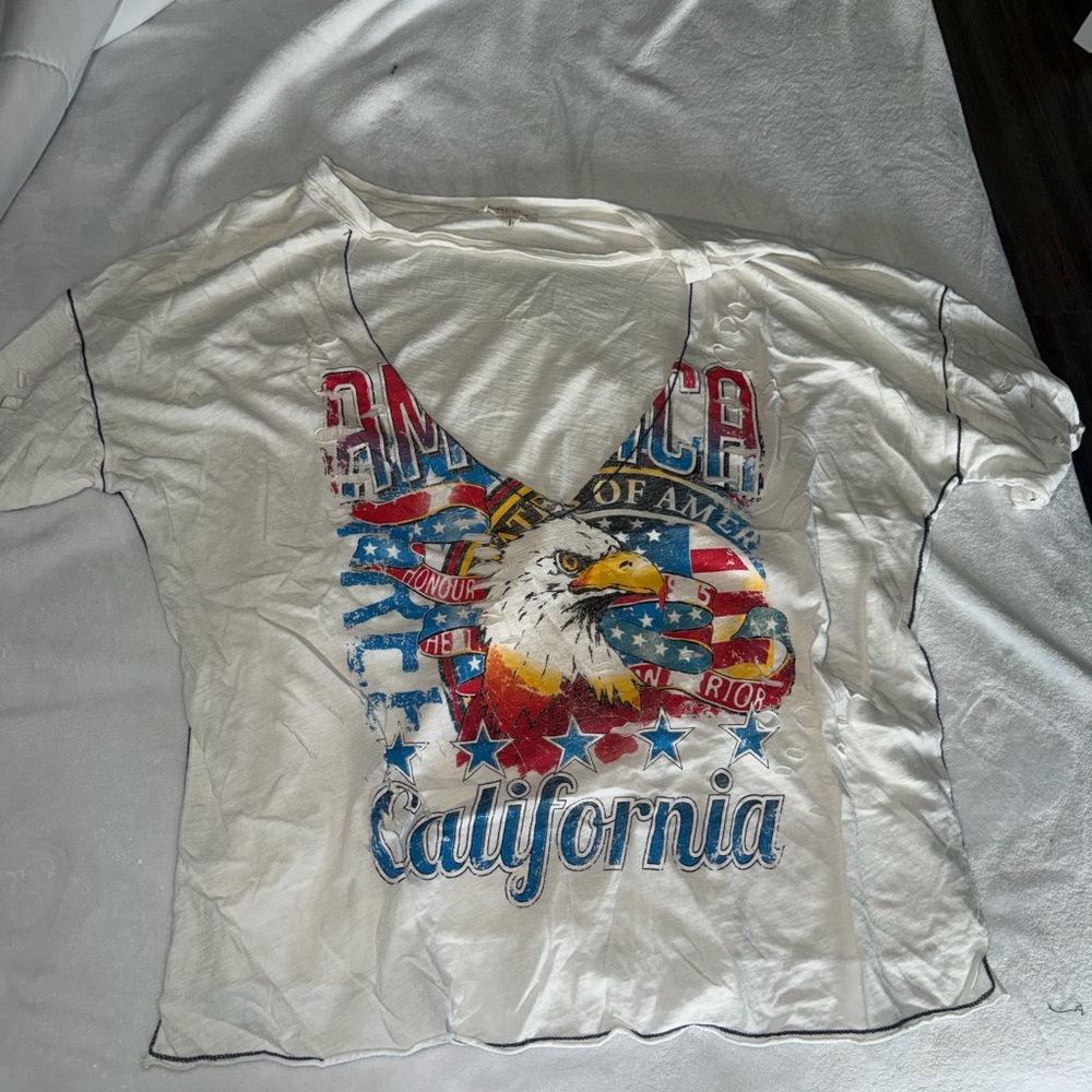 Cali Blue White T-Shirt